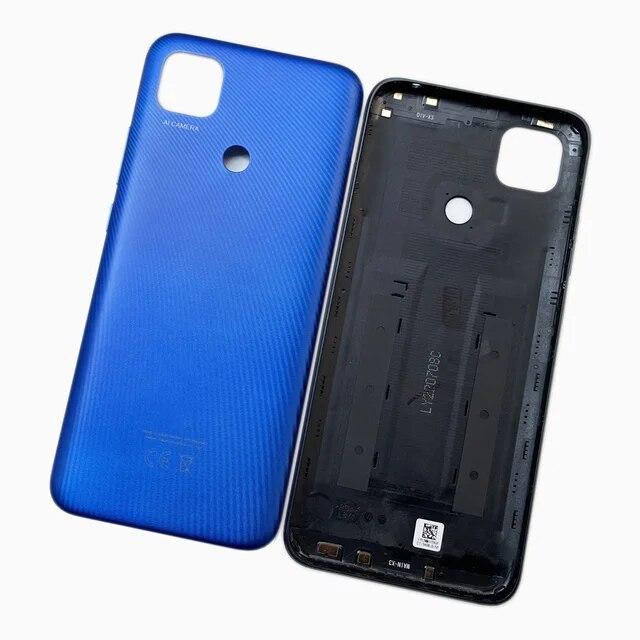 Для Xiaomi Redmi 9C/Redmi 9 Activ Задняя крышка аккумулятора Задняя дверь Корпус Панель Кнопка регулировки громкости Контакты Замена