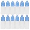 50Pcs 5ml Empty Dropper Bottles Squeezable Eye Liquid Bottle Container with Lids Plugs