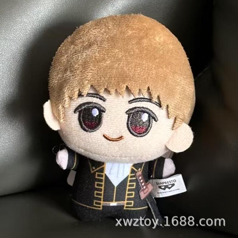Authentic Anime Plush Characters GINTAMA Sakata Gintoki Kagura Okita Sougo Katsura Kotarou Plush Action Figure Model Toys