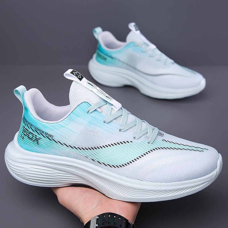 Men's Shoes 2024 Summer Mesh Breathable Casual Sports Shoes Men's Mountaineering Lightweight Student Running Shoes Tide