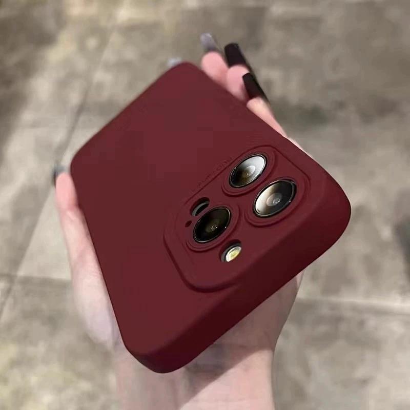 Роскошный чехол из жидкого силикона для iPhone 17 16 11 12 13 14 15 Pro Max Plus Air Мягкий Ударопрочный Защитный Чехол Funda Coque