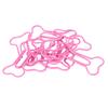 100Pcs Bone Shaped Paper Clips Pink Cute Paper Clips Small Paper Clips  Office