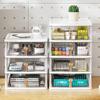 Transparent Desktop Storage Box Drawer Type Storage Box Children's Hair Accessories Storage Cabinet Student Hand Ledger Storage Box Storage Shelf
