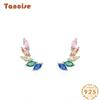 Tancise 925 Sterling Silver Zircon Earrings Drop Earrings For Women Wedding Party Gifts