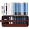 28 Pc Drawing Pencils Sketch Pencil Set for Adults Beginners Professional Sketching Kit Art Graphite Charcoal Pencil Blending Stump Shading Pencils