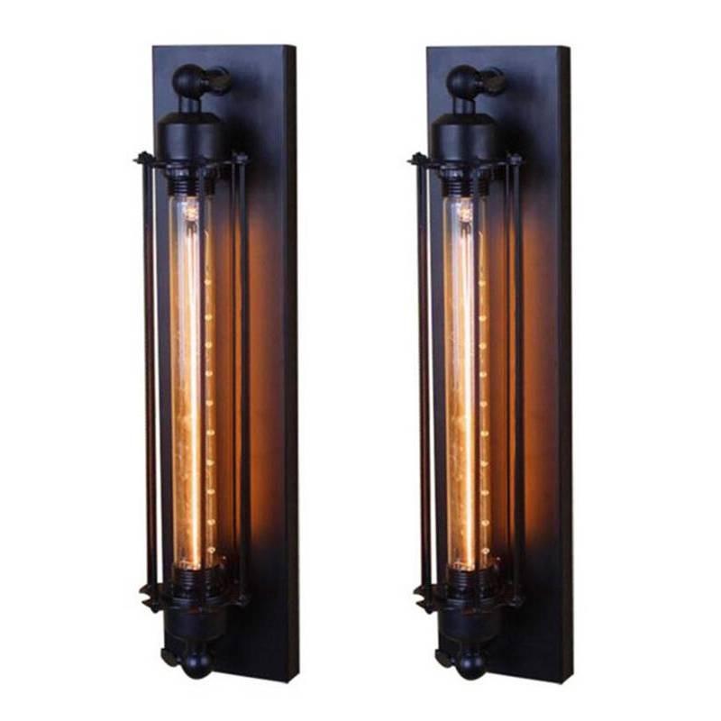 Настенный светильник в металлической клетке в винтажном стиле, светодиодный, для освещения ресторана и бара