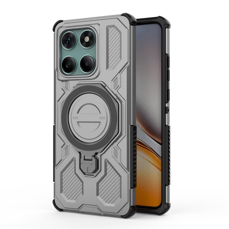 Для Motorola Edge 60 Fusion Чехол Moto Edge 60 Обложка Держатель Магнитная Беспроводная Зарядка Защитный Чехол для Телефона Edge 60 Fusion Funda