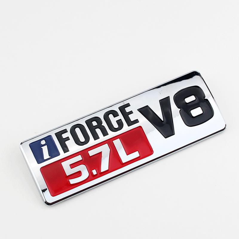 TUNDRA IFORCE 5.7L V8 sticker car logo TRD pickup truck logo