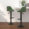 VidaXL Set of 2 Bar Stools, Pub Chair, Bistro Seat, Furniture for Dining Room Kitchen Living Room Home Interior, 335352
