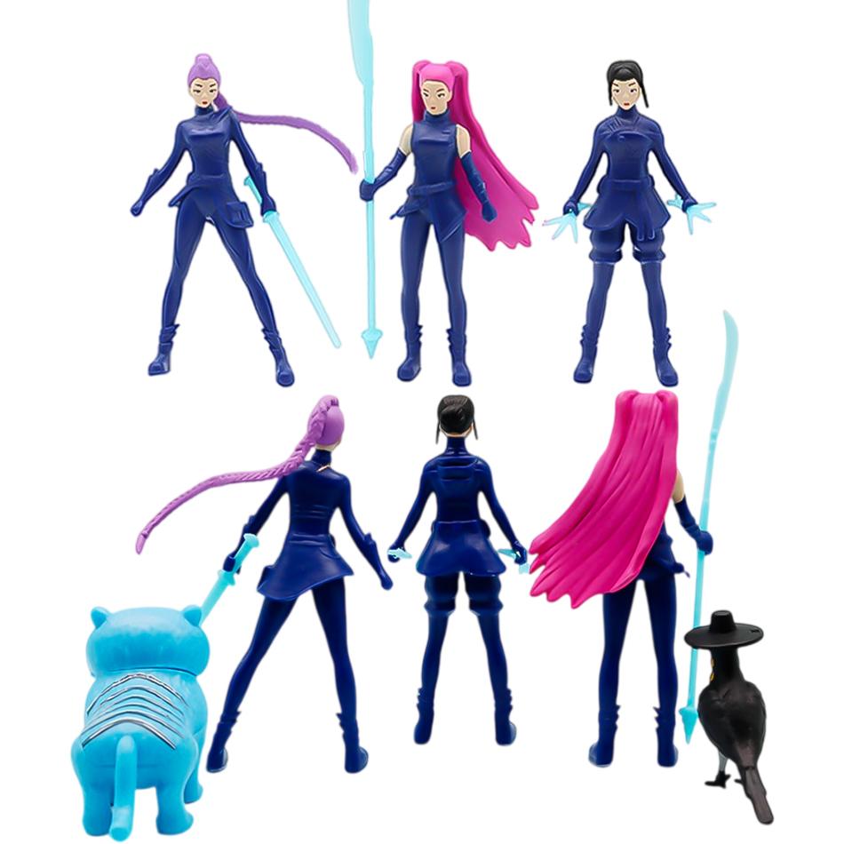 1-24 шт. Аниме Kpop Охота на демонов серия слепых коробок Фигурка Тигр Фигурка Игрушка Настольное украшение Статуэтки Хэллоуин Рождество Подарки детям