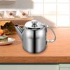 Stainless Steel Kettle for Tea Stovetop Large Volume Multi Use Cold Beverage Container Camping