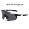 White Frame Photochromic Cycling Glasses - Day & Night UV Protection for Men & Women