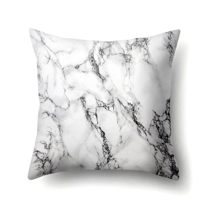 Polyester Pillow Case Automobile Decoration Home Printed Pillow Case Waist Cushion Cover Car Cushion Head Cushion Cover