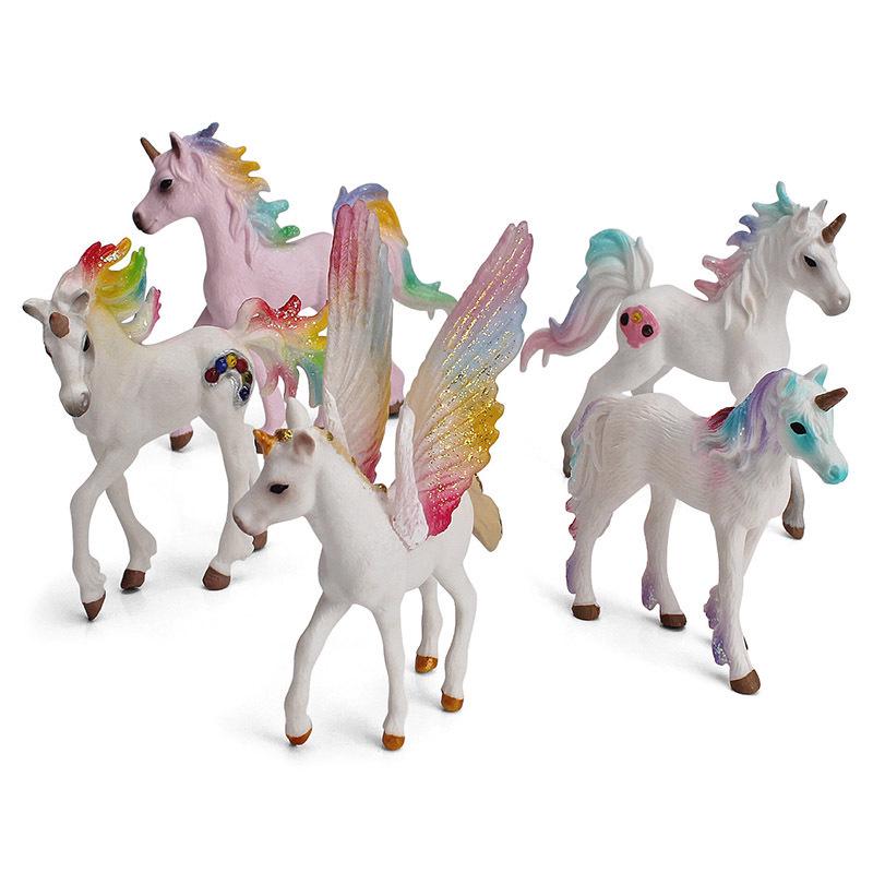Pegasus Unicorn Set: Rainbow Wings Cognitive Toys for Children