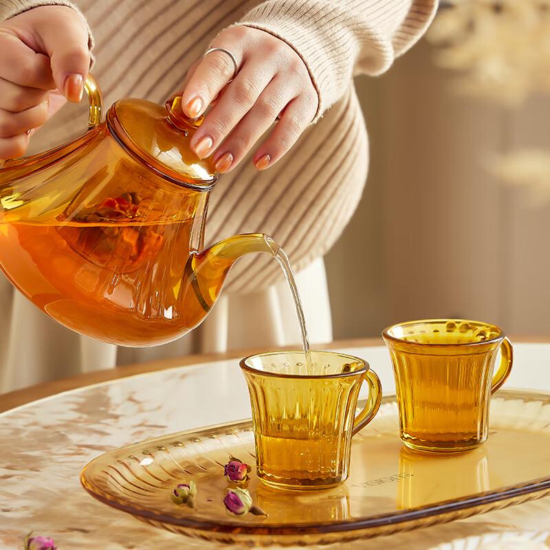 Corning VISIONS Crystal Glass Teapot Set