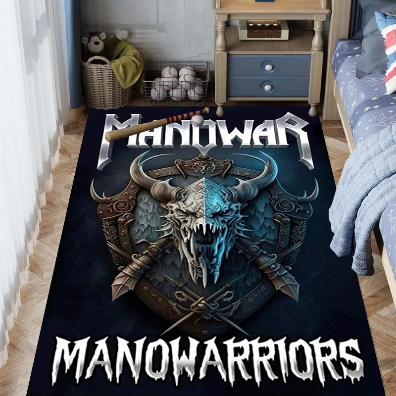 Manowar: Power Glory carpet Suitable for all seasons Home Decor Room Art Doormat