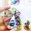 Магнит на холодильник «Вьетнамский фонарик» - 3D ручная роспись, сувенир из Хойана, уникальный культурный подарок для друзей и семьи, декор для дома