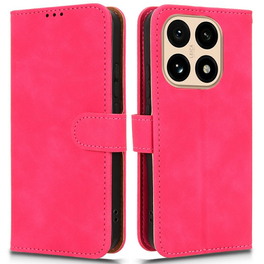 Для Xiaomi 15T Кожаный чехол с ощущением кожи Противоударный Чехол-книжка с кошельком