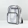17-дюймовый черный прозрачный антистатический ПВХ рюкзак без пыли, легкий и вместительный, унисекс