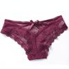 Sexy Transparent Panties Women Lace Low-waist Briefs Hollow Out Underwear Ladies Underpants Intimates G String Lingerie