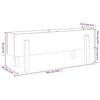VidaXL Raised Garden Bed White 101x30x38 Cm Solid Pine Wood 825185