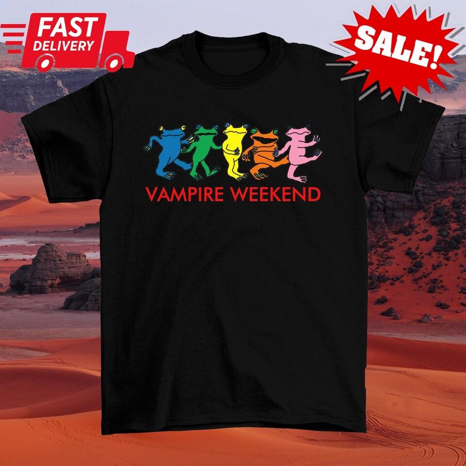 Funny Dancing Vampire Weekend Band Shirt Black Unisex UU053