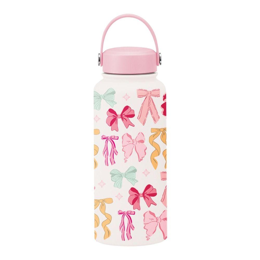 Printed Design Aquaflask Tumbler Portable Water Bottle Vacuum Sports Bottle Outdoor Activities
