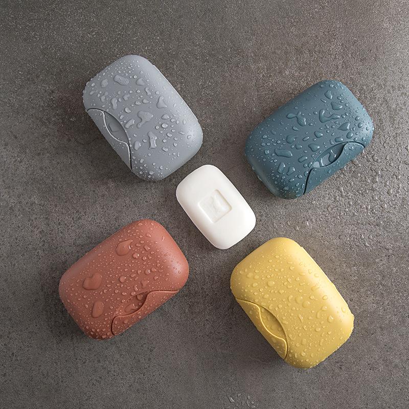 Портативная дорожная коробка для мыла, четыре цвета, водонепроницаемая, герметичная, стильная, компактная, удобная для переноски, герметичная коробка для хранения в ванной комнате