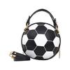 Big Capacity Football Shaped Cross Body Bag Purse Messenger Bags Round Handbag Travel Pouch