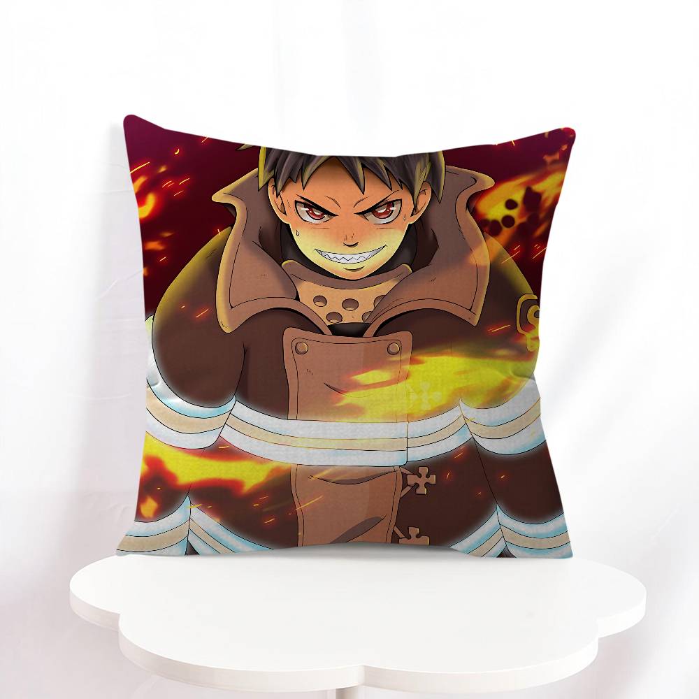 S-Shinra Kusakabe Stitch Lucky Dragon Pillow Cover Sofa Cushion Cover Home Room Decoration Children Gift