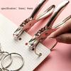 Single Hole Punch Paper Puncher Manual Hand Tool for Office School Binding Crafting Scrapbooking Heavy Duty Metal