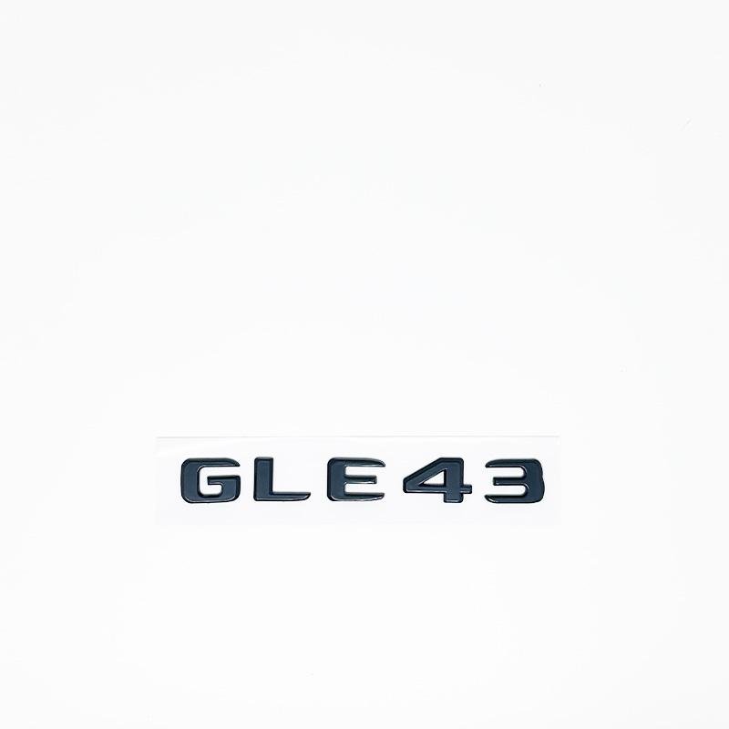 EANDL1 2017 Letters GLE43 GLE53 GLE63 GLE63S V8 Biturbo 4matic+ Emblem for Mercedes Benz AMG Car Side Trunk Rear W166 W167 Logo Sticke