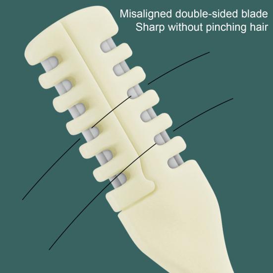 Набор для стрижки волос в носу и триммер для секущихся кончиков с вращением на 360 градусов, триммер для носа, пинцет, портативный ручной инструмент для удаления волос для мужчин и женщин