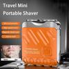 Magnetic Men's Electric Shaver Mini Beard Trimmer Pocket Size Portable Rotary Razor Husband