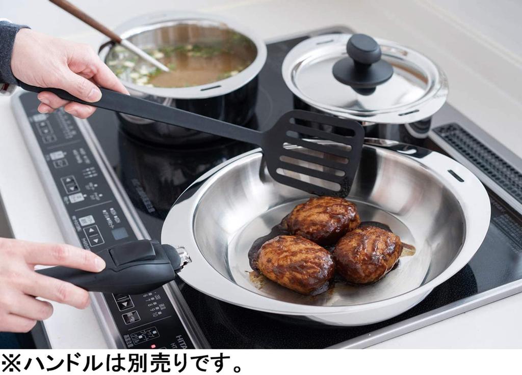 Зеркало для сковороды Miyazaki Seisakusho Jutoku Pot 25 см Сделано в Японии Совместимо с IH Совместимо со всеми источниками тепла JN-25FS