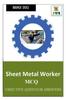 Книга Sheet Metal Worker MCQ