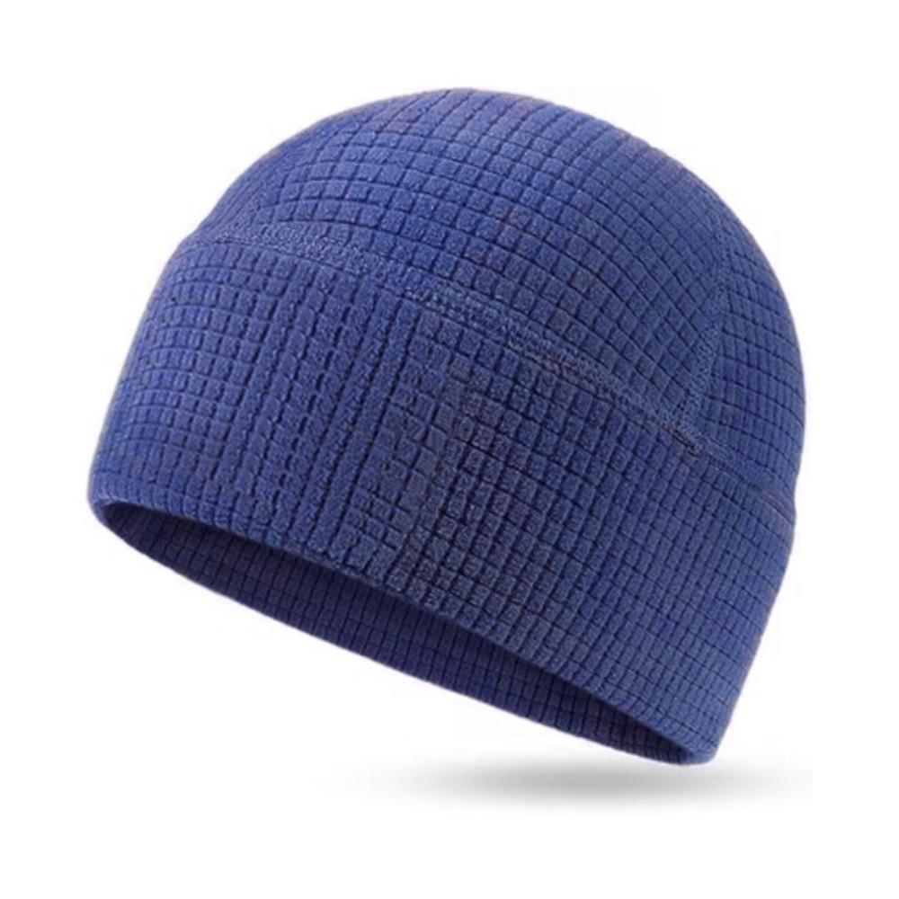 Polar Fleece Winter Running Hats Solid Color Outdoor Warm Hat Running Winter Sport Cap Unisex
