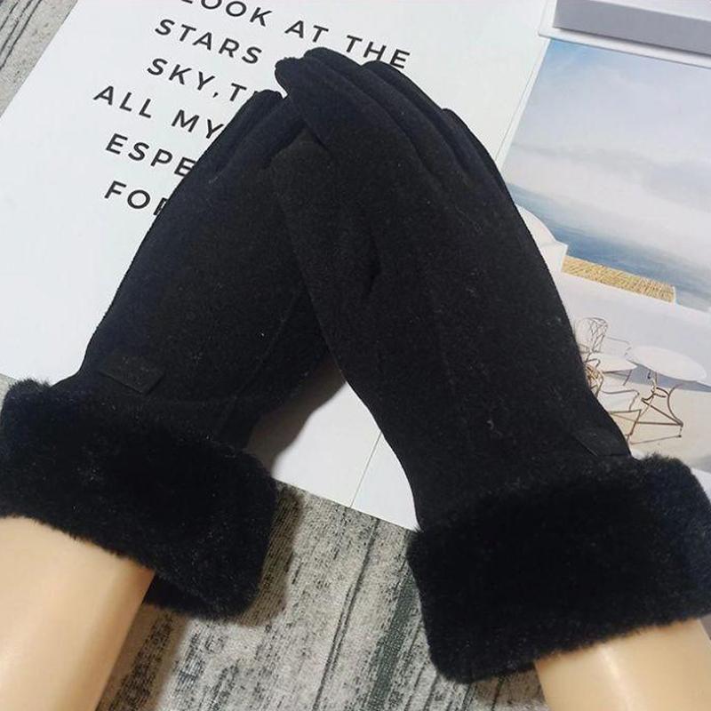 Осенне-зимние уличные велосипедные перчатки Ветрозащитные Морозостойкие Теплые Сенсорные Пятипалые Перчатки для Вождения и Велоспорта