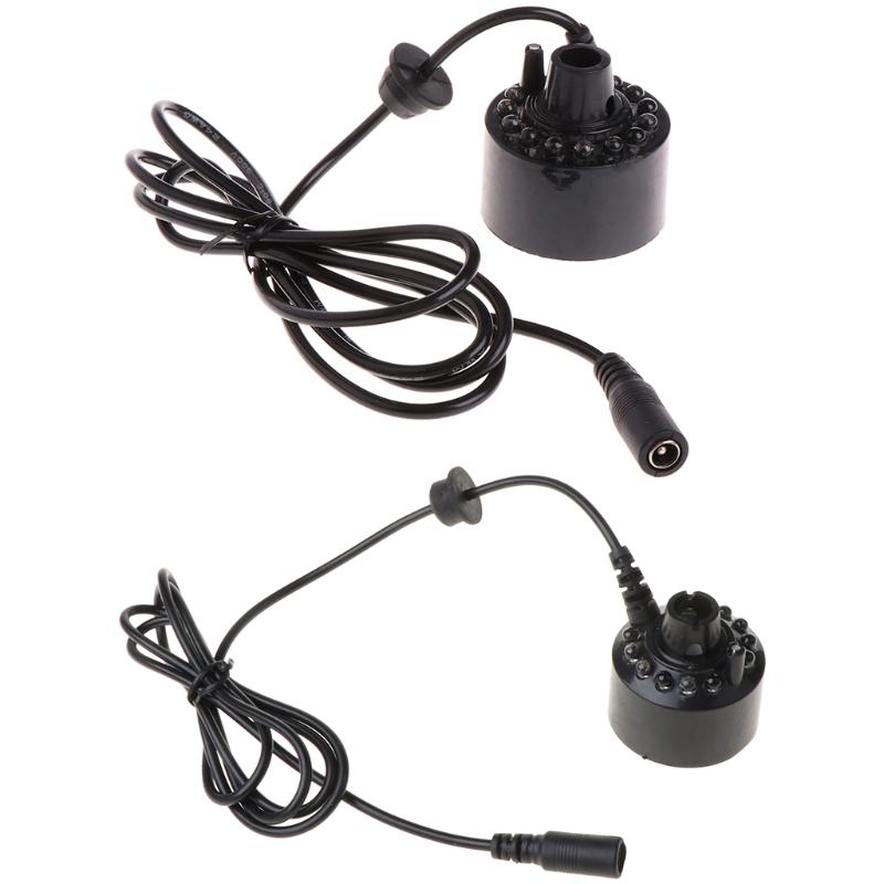 Мини-генератор тумана с 12 светодиодными лампами для внутреннего и наружного использования