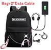 Stray Kids Foldable Polyester Book Bag With Spacious Compartments For Students