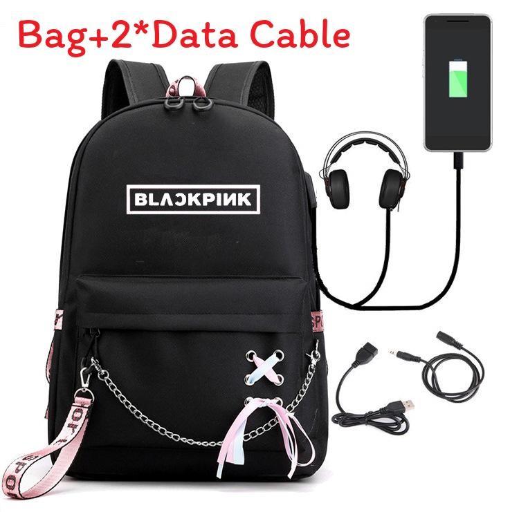 Stray Kids Foldable Polyester Book Bag With Spacious Compartments For Students