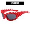 Concave Trendy Sunglasses Female Barbed Hedgehog Sunglasses Y2K Personalized Wing Riding Sunglasses