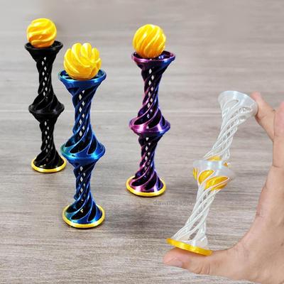 3D-печать Невозможная пирамида Сквозные фиджет-игрушки Двухслойное спиральное дерево Диверсификация Детское декомпрессионное украшение Подарок