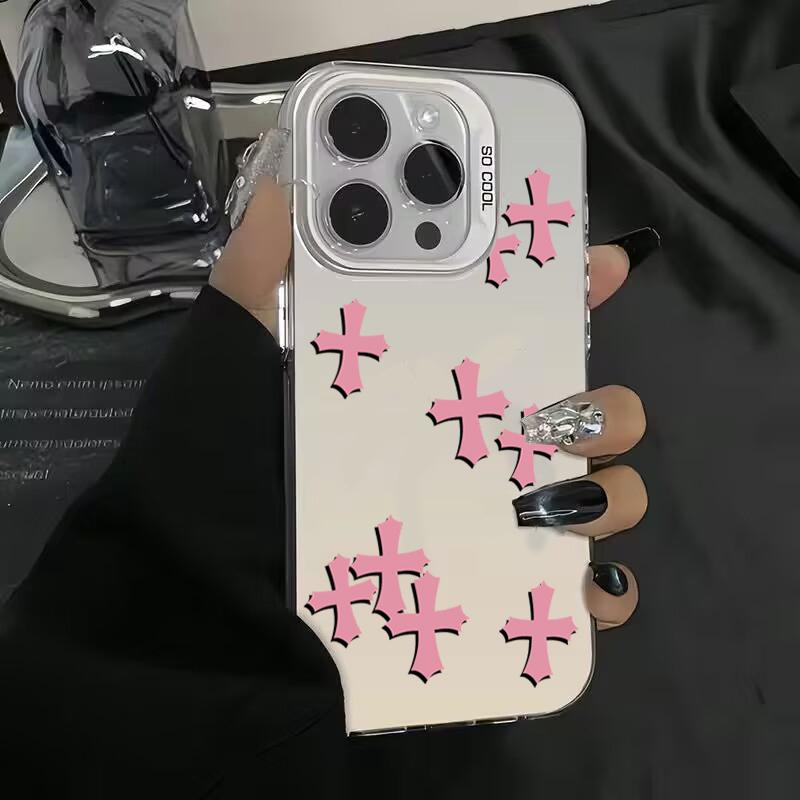 Luxury Jesus Christ Cross Electroplate IMD Phone Case For Poco F5 X5 X6 M6 Pro Mi 14 13 12 12T 13T Pro 11 Lite Hard Cover