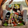Loud House Flannel Blanket Soft Warm All-Season Throw, Design for Camping, Car Travel, Hiking Sofa, Bed, Office Perfect Gift for Parties
