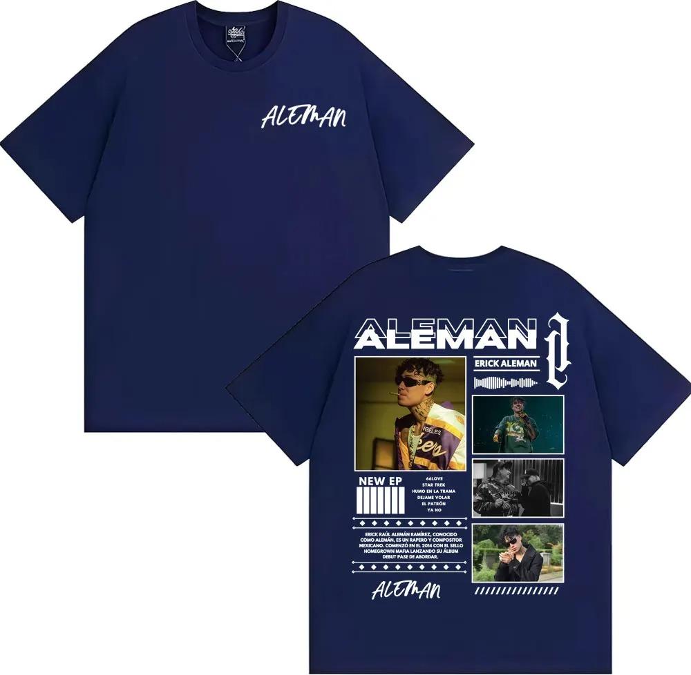 Rapper Erick Aleman 2026 Album Tour TShirt Mens Harajuku Street HipHop Cotton Casual Loose Fashion Women And Men TShirt
