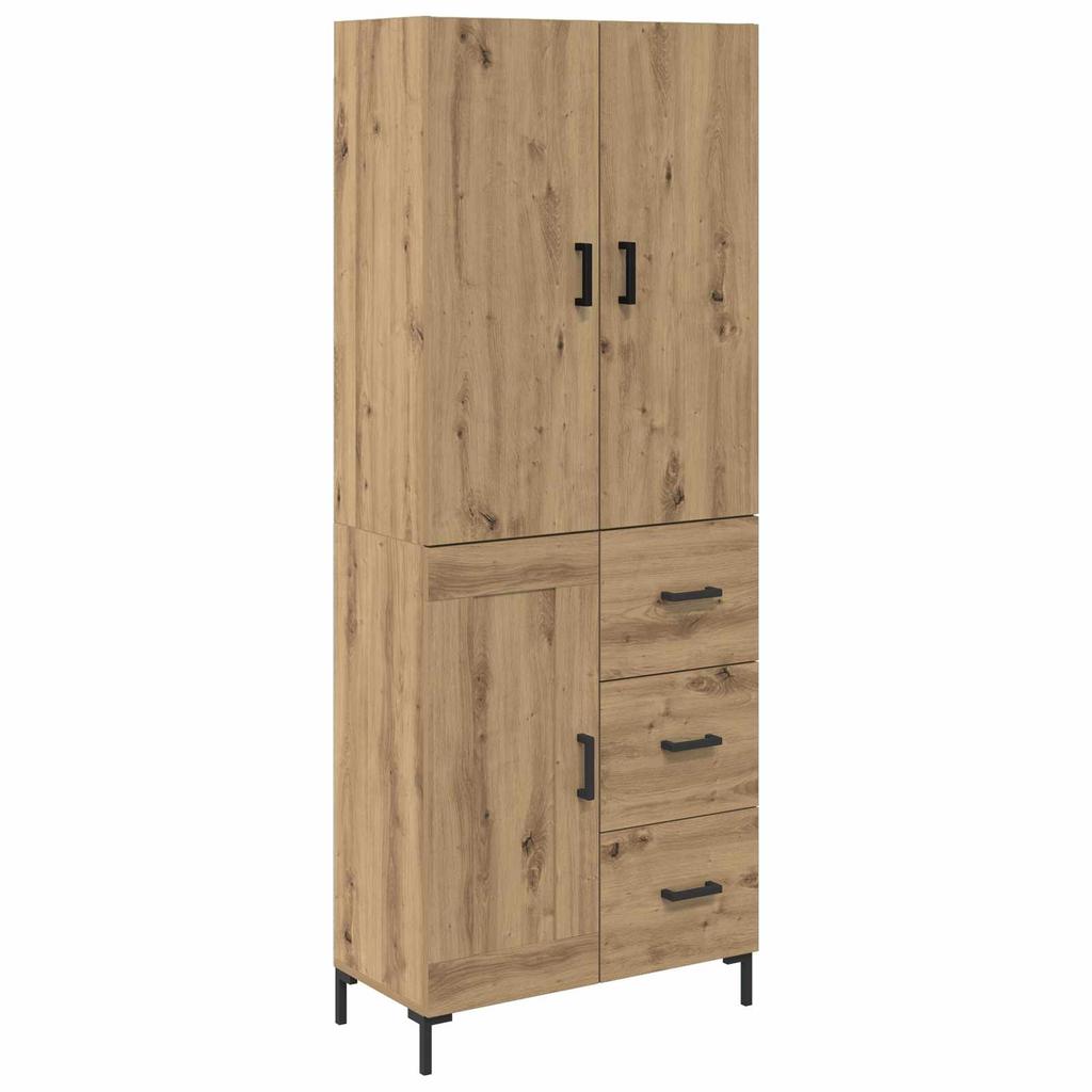Highboard Artisan Oak 69.5 x 34 x 180 cm Particle Board