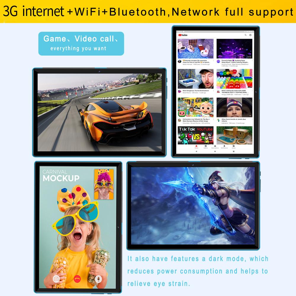 BDF S10 Android 11 4 ГБ ОЗУ 64 ГБ ПЗУ Планшетный ПК WiFi SIM-карта Мобильная сеть Планшет