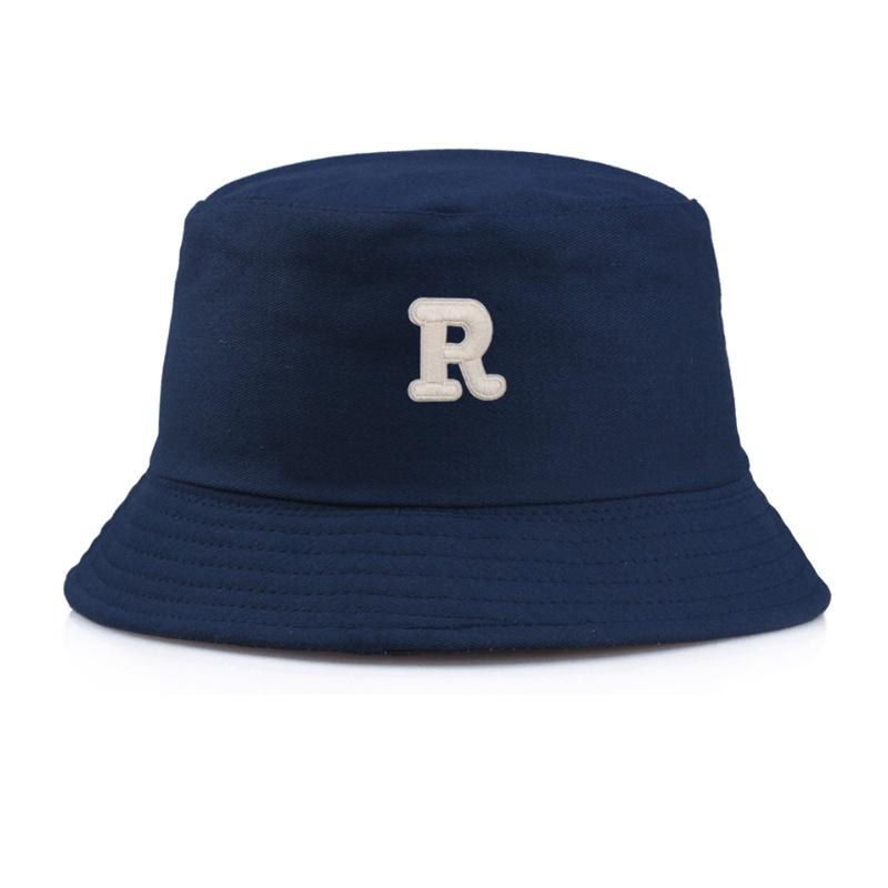 Стильные хлопковые панамы с буквой R для женщин и мужчин, идеально подходящие для летних прогулок!