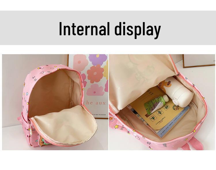 Стильный рюкзак с принтом капибары для детей - для начальной школы и детского сада